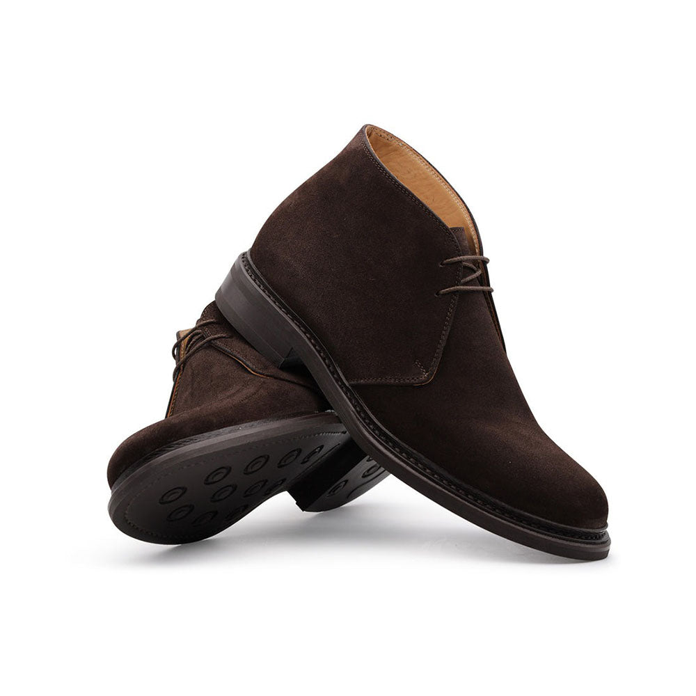 Harris Shoes 1913 Suede Ankle Boots Brown