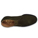 Harris Shoes 1913 Suede Ankle Boots Green