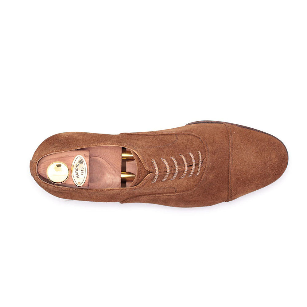 Harris Shoes 1913 Suede Lace-up Shoes Tobacco