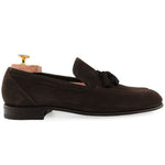 Harris Shoes 1913 Suede Tassel Loafers Marrone