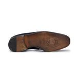 Harris Shoes 1913 Suede Tassel Moccasin Blu