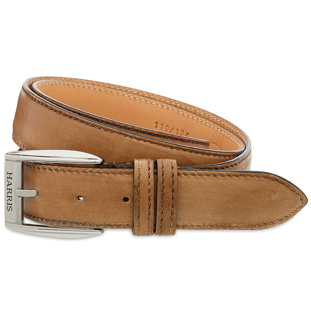 Harris Shoes 1913 Veal Leather Belt Beige