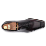 Harris Shoes 1913 Wholecut Stringed Leather Oxfords Brown