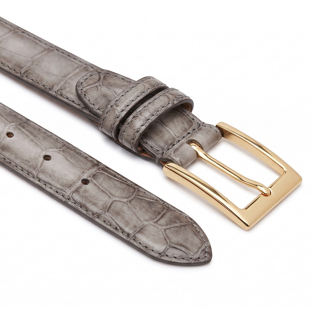 Harris Firenze 1913 Genuine Alligator Belt Himalaya
