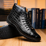 Marco Di Milano Hermond Alligator Boots Black