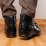 Marco Di Milano Hermond Alligator Boots Black