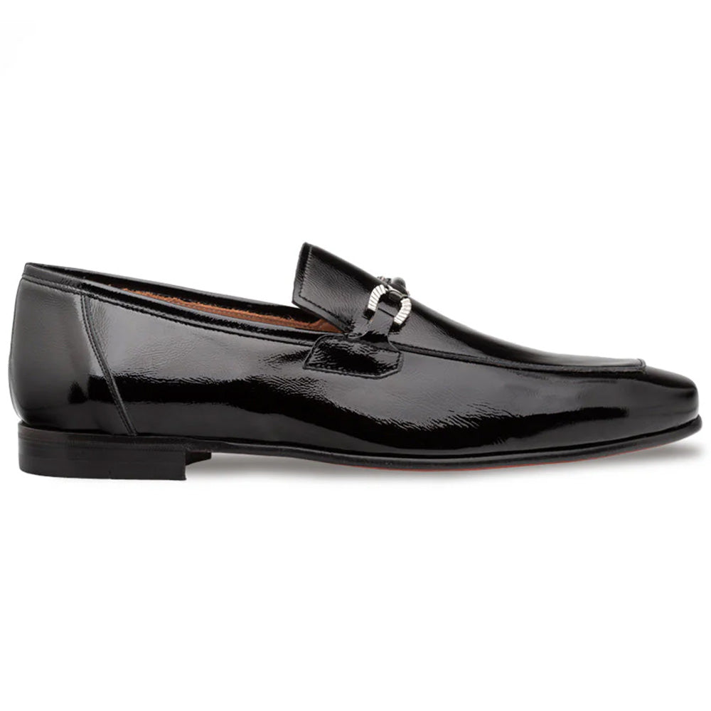 Mezlan Hi-Shine Ornament Slip-On Black