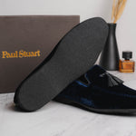 Paul Stuart Hope Velvet Slip-On Blue