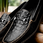 TB Phelps Croco Driver Black