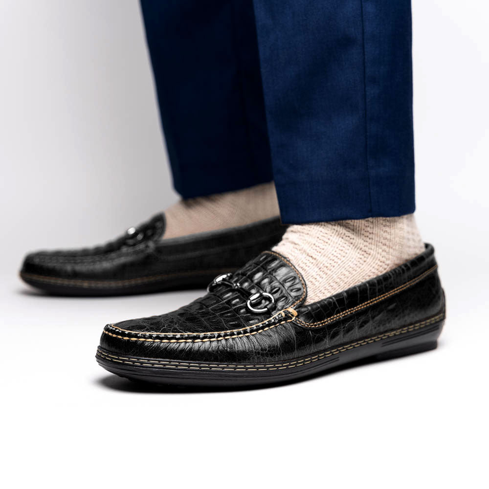 TB Phelps Croco Driver Black