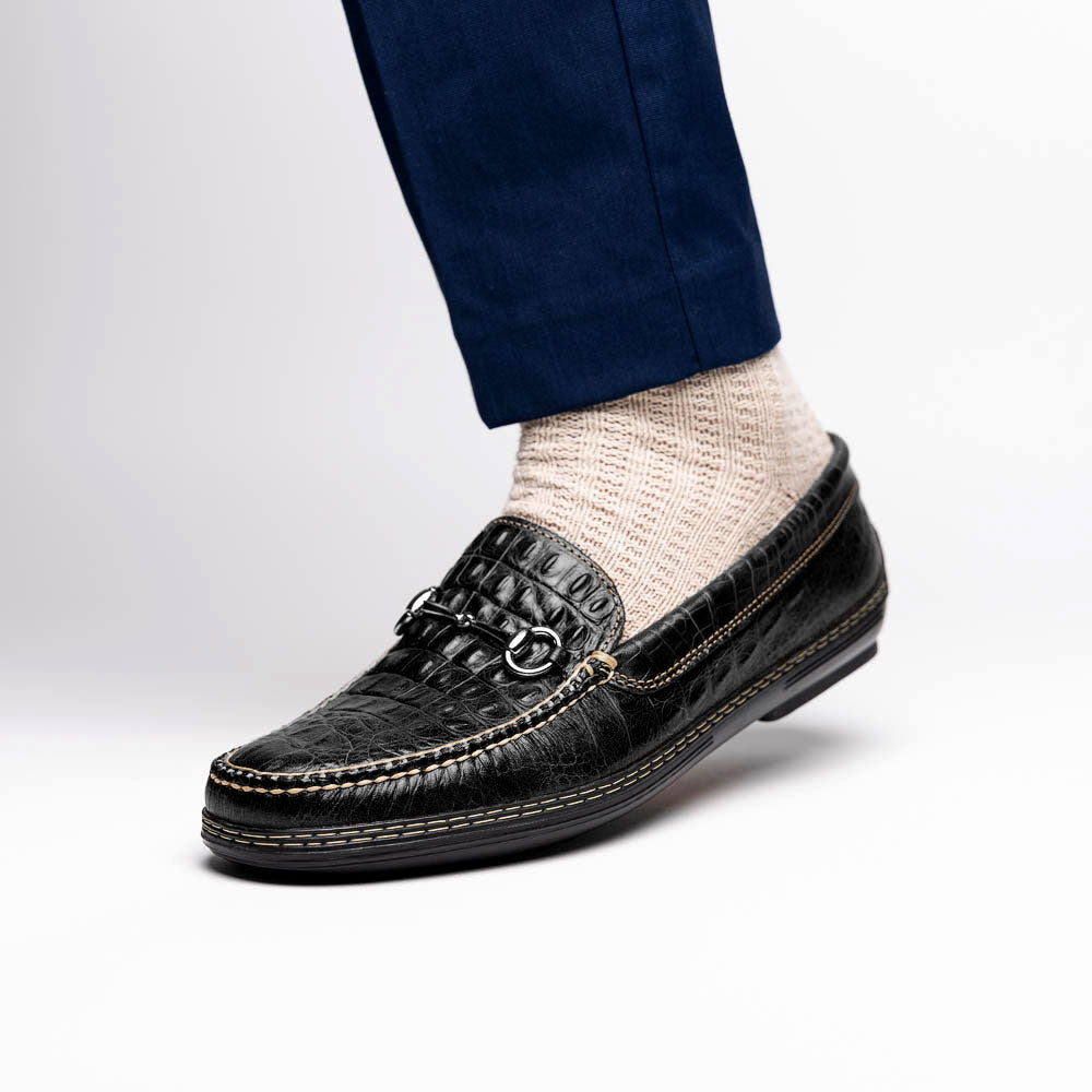 TB Phelps Croco Driver Black
