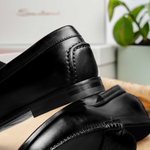 Santoni Ikangia U1 Penny Loafers Black