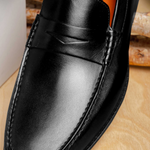 Santoni Ikangia U1 Penny Loafers Black