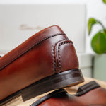 Santoni Penny Loafer Shoes Brown