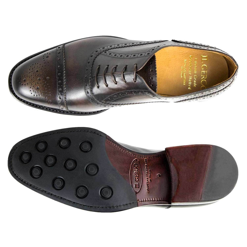 Il Gergo Ambassador Cap-toe Shoes Deco Coffee