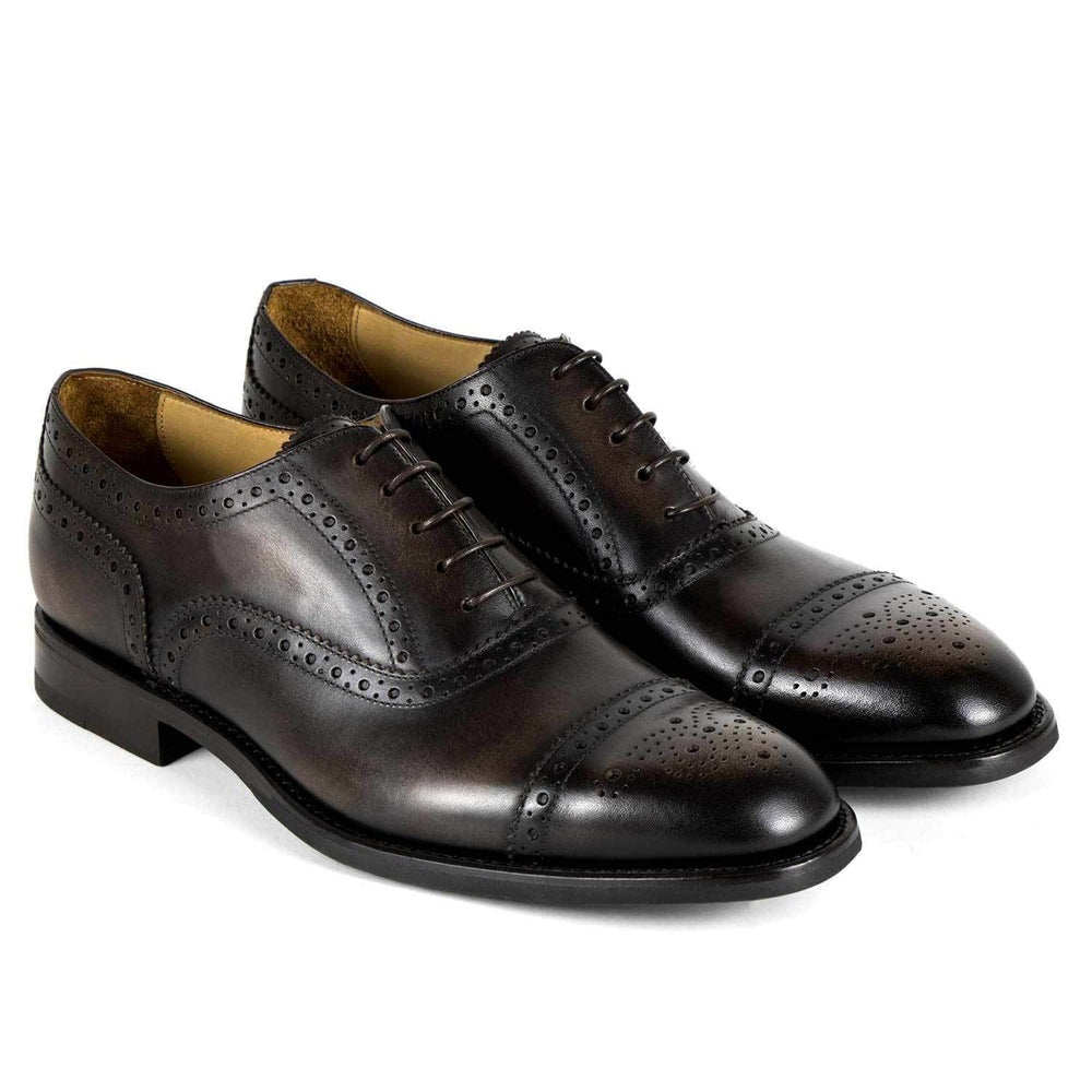 Il Gergo Ambassador Cap-toe Shoes Deco Coffee