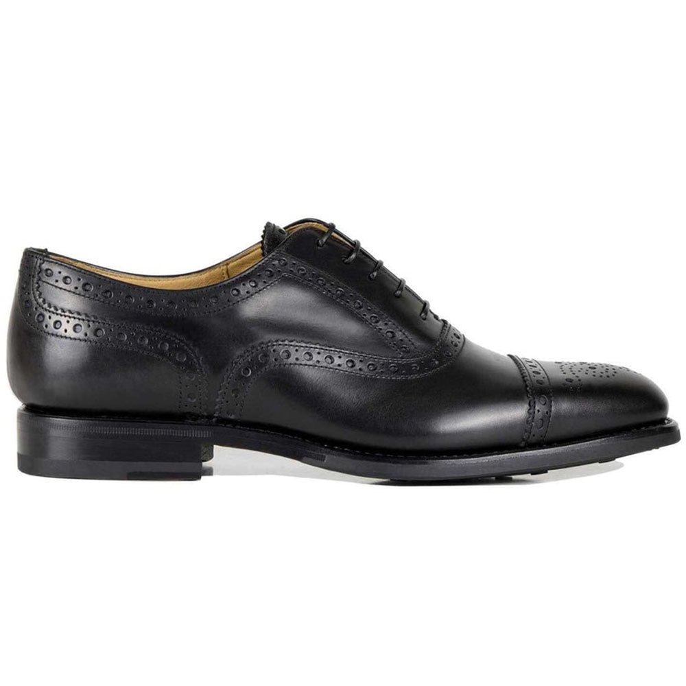 Il Gergo Ambassador Cap-toe Shoes Polished Black