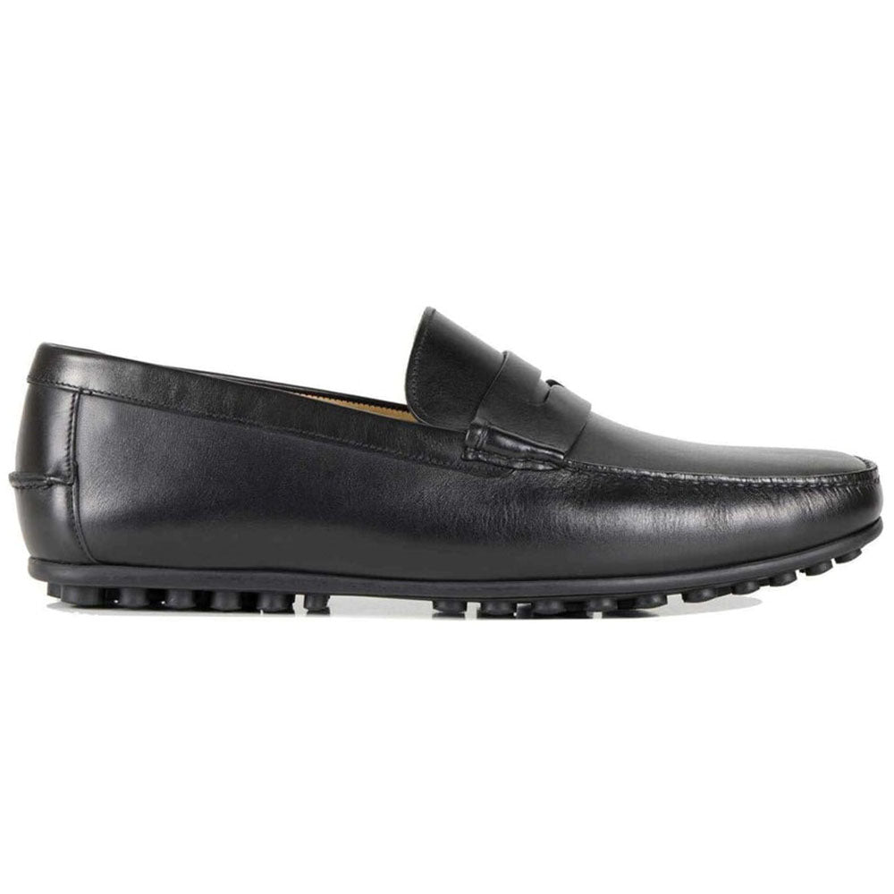 Il Gergo Ayrton Driver Moccasin Polished Black