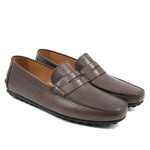 Il Gergo Ayrton Driver Moccasin Polished Dark Brown