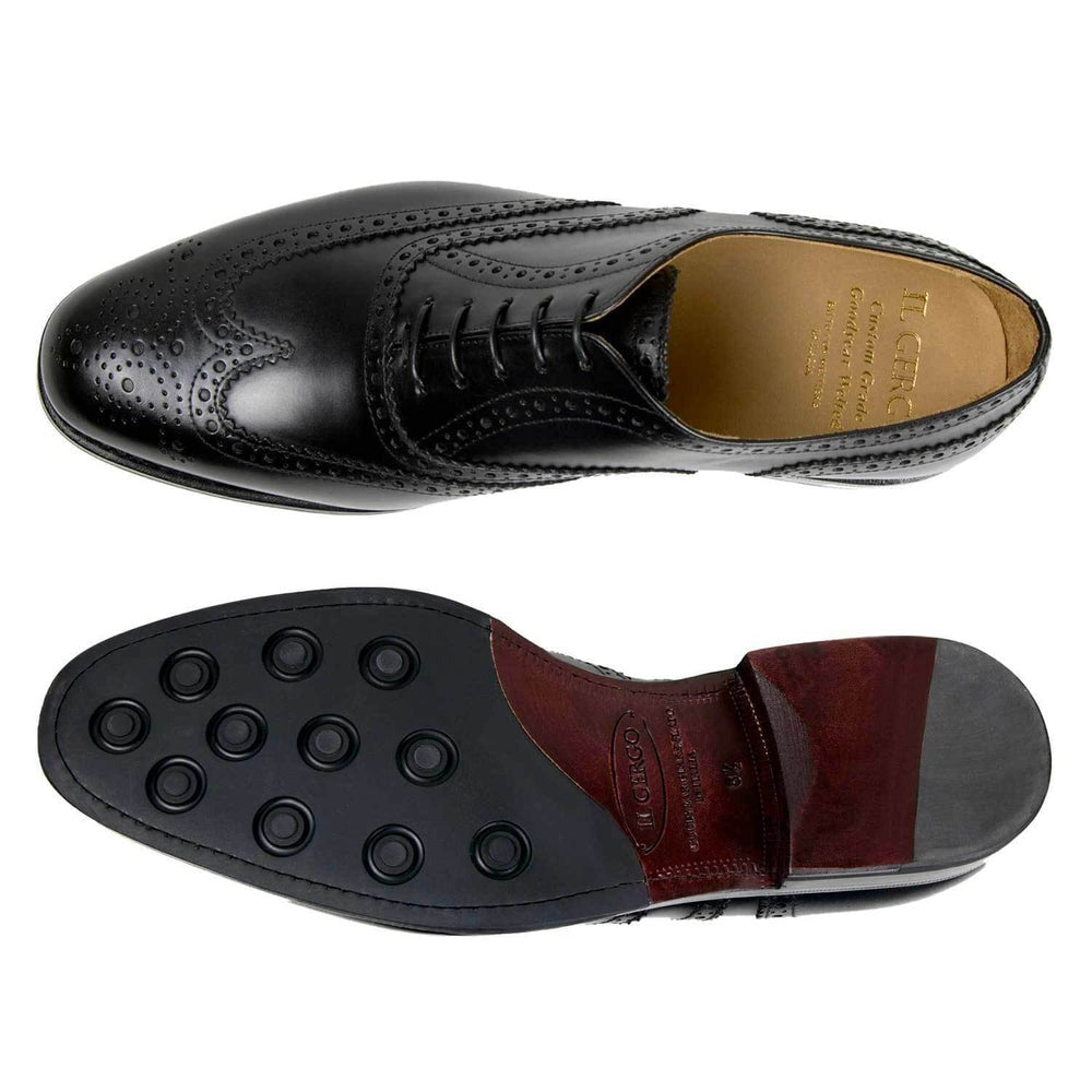 Il Gergo Chester Wingtip Polished Black