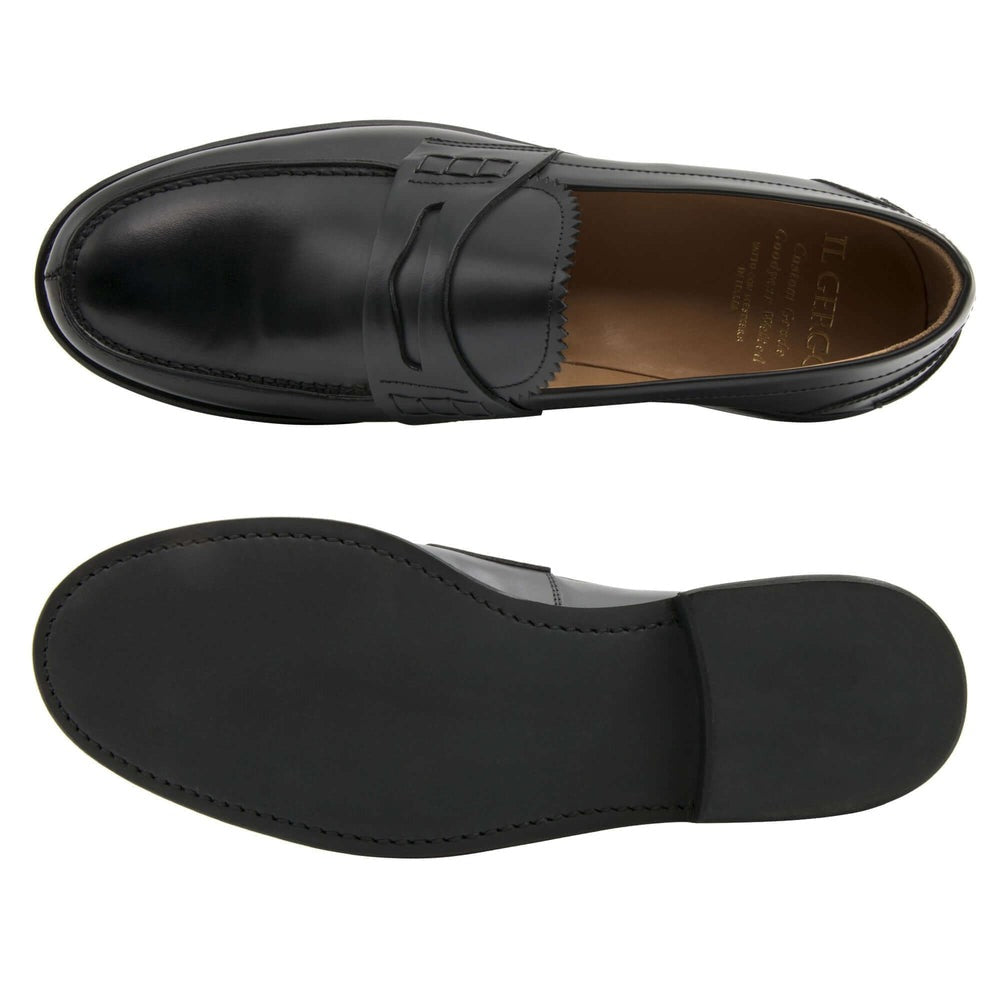 Il Gergo Chief Moccasin Polished Black