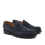 Il Gergo Chief Moccasin Suede Blue