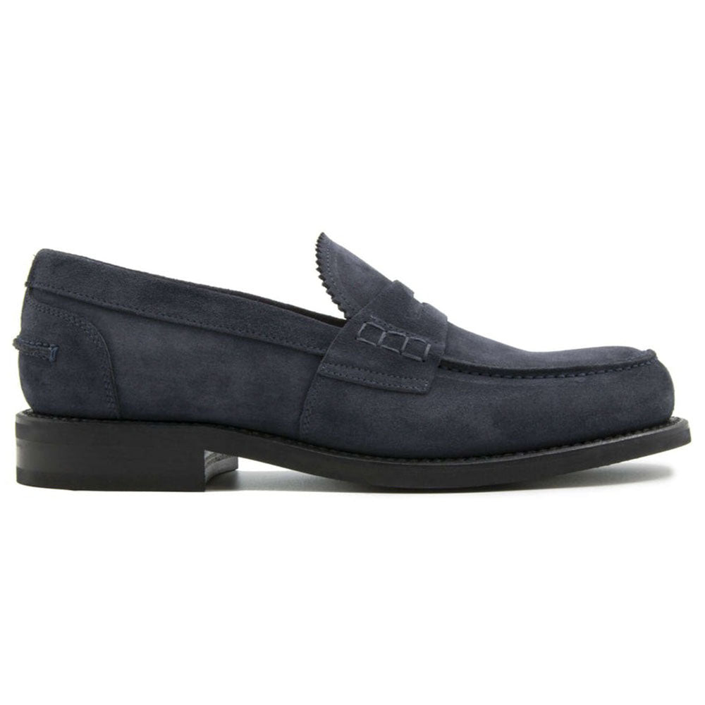 Il Gergo Chief Moccasin Suede Blue