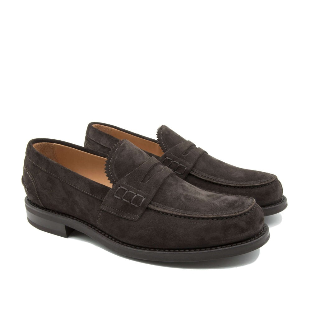 Il Gergo Chief Moccasin Suede Coffee