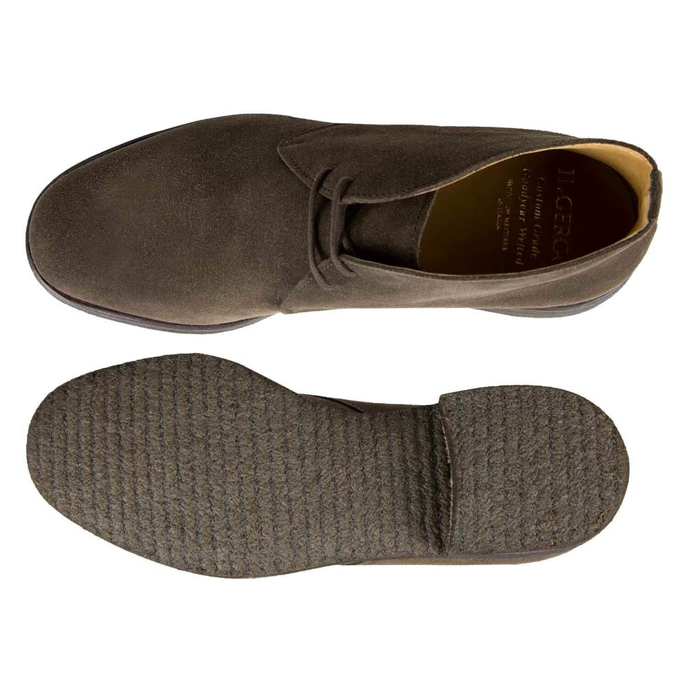 Il Gergo Chukka Boots Suede Dark Brown