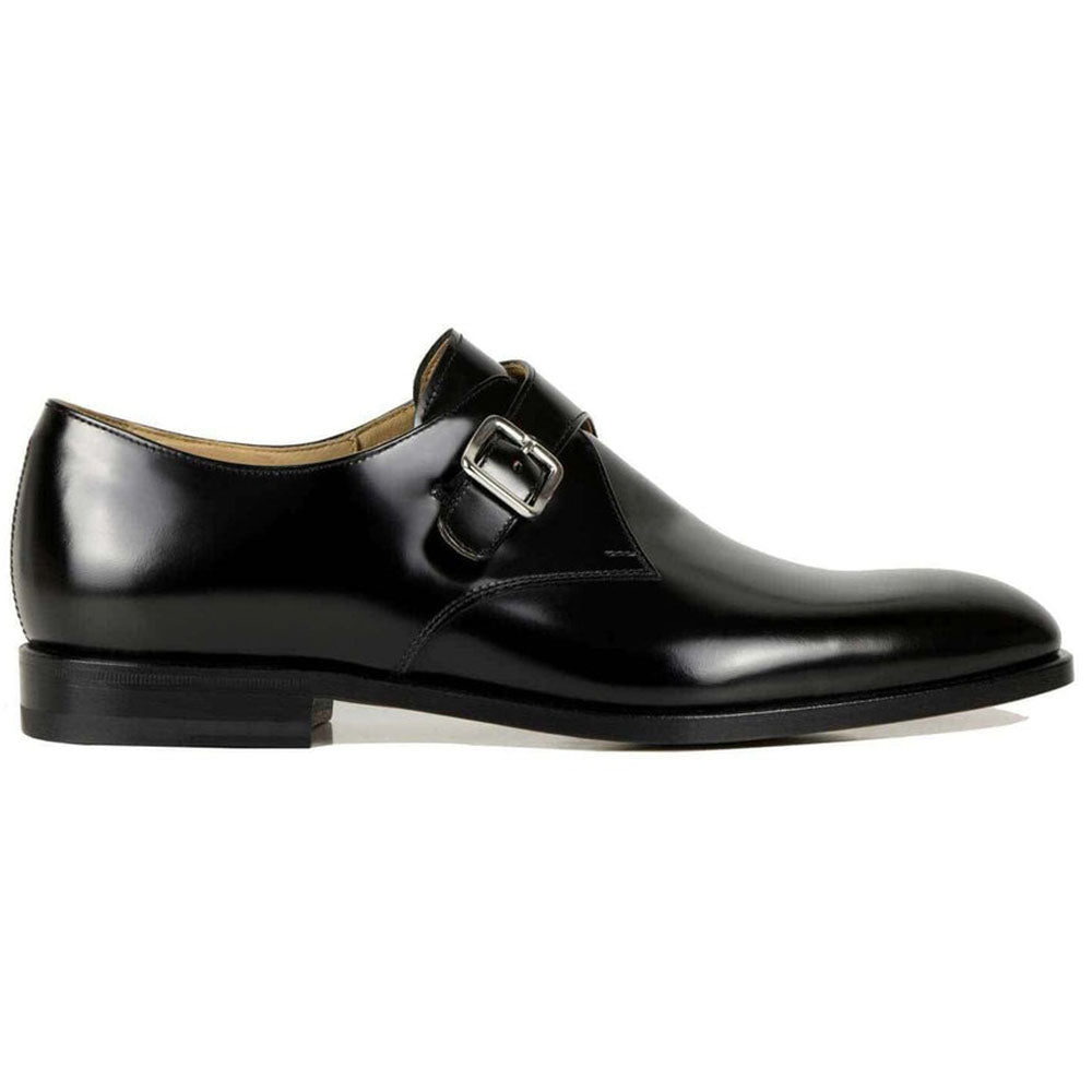 Il Gergo Coach Single Monkstrap Shoes Book Black