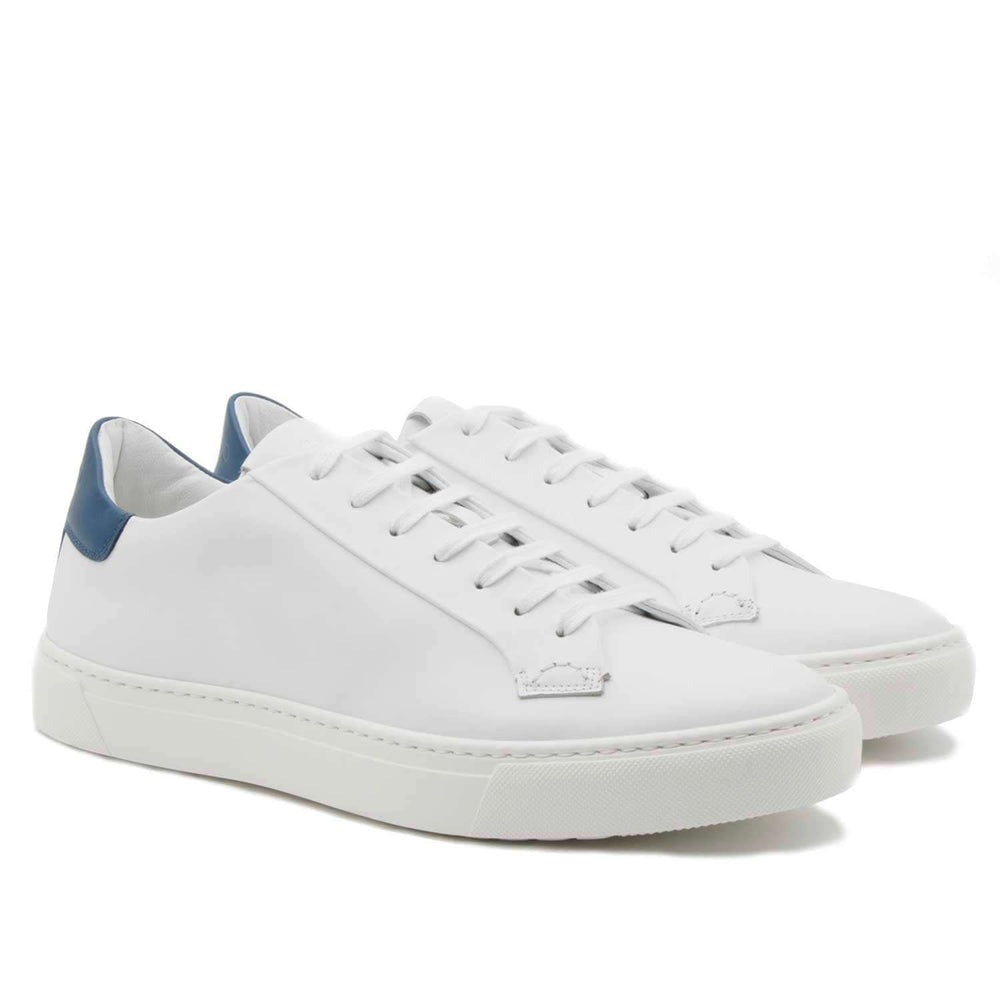 Il Gergo Condor Sneakers Polished White Jeans