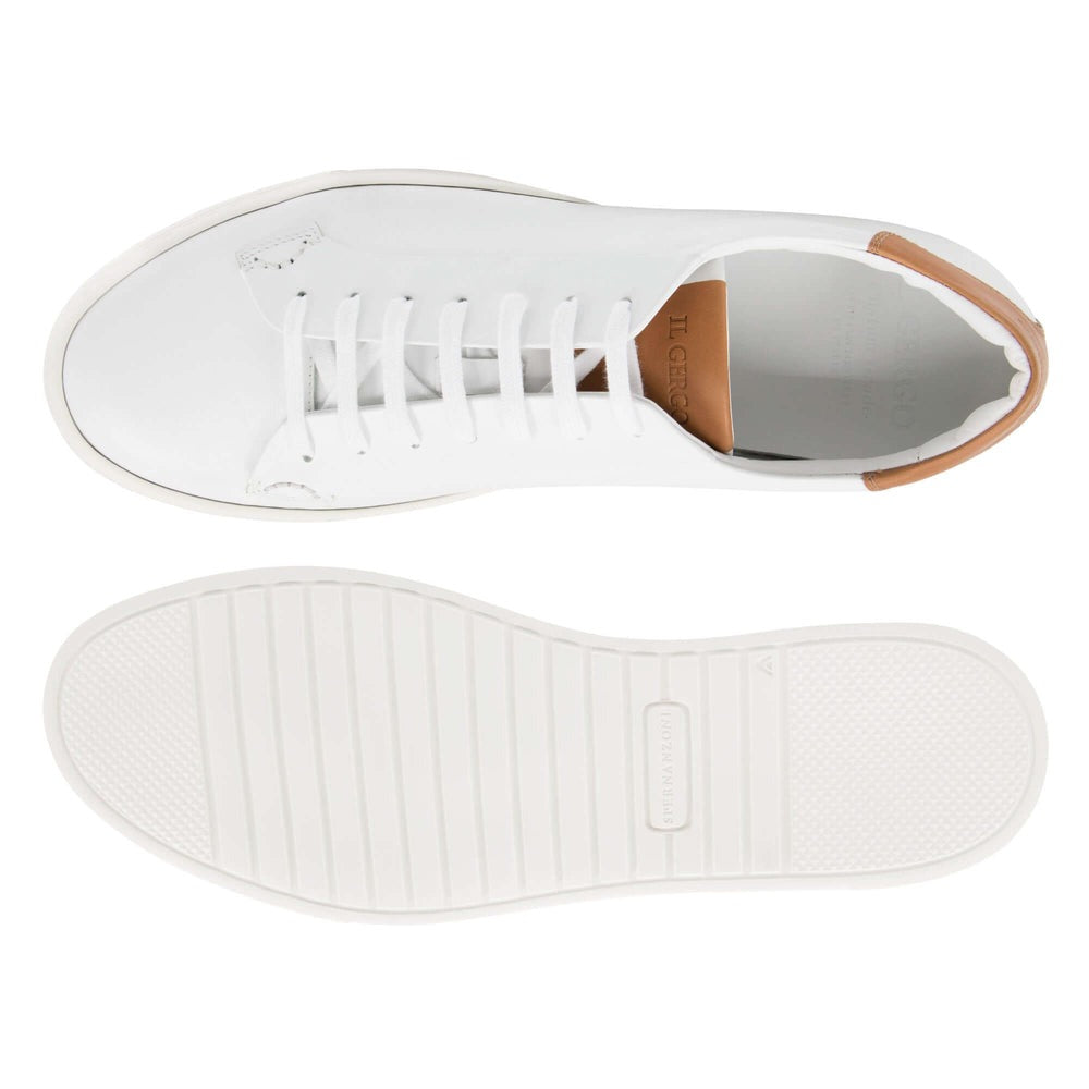 Il Gergo Condor Sneakers Polished White Tan