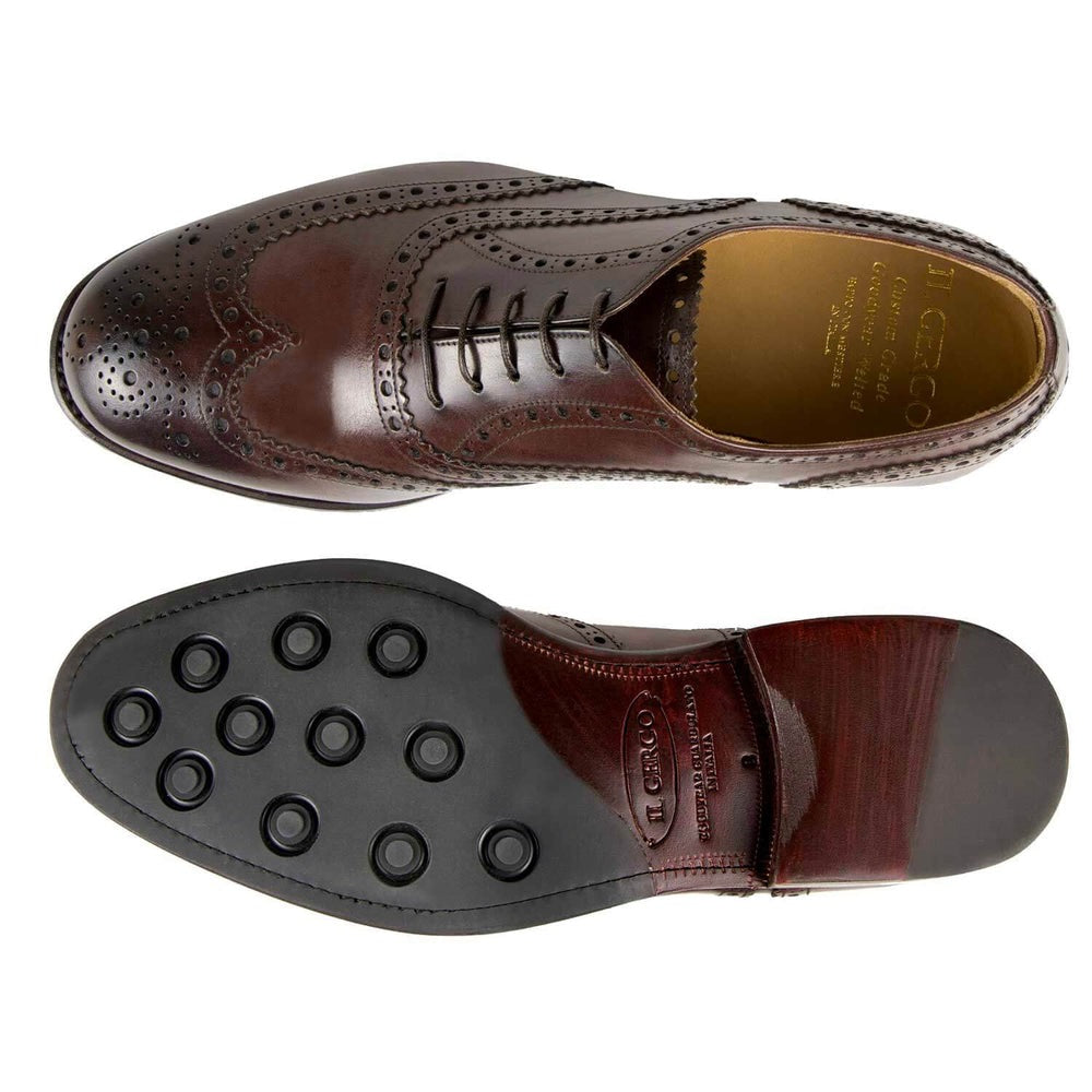 Il Gergo Consultant Wingtip Shoes Suede Coffee
