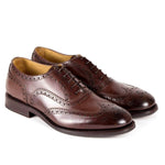 Il Gergo Consultant Wingtip Shoes Suede Coffee