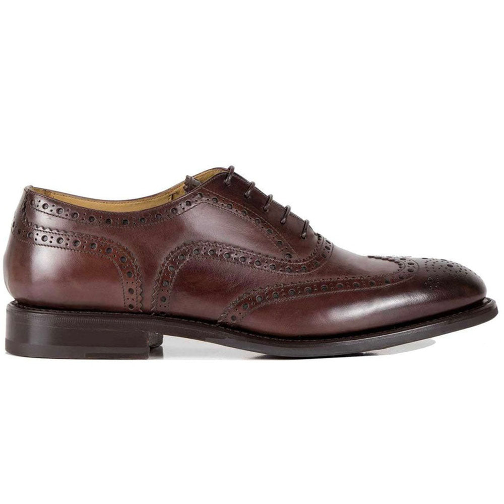 Il Gergo Consultant Wingtip Shoes Suede Coffee