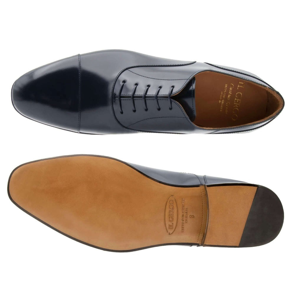Il Gergo Cooper Cap-Toe Shoes Book Blue