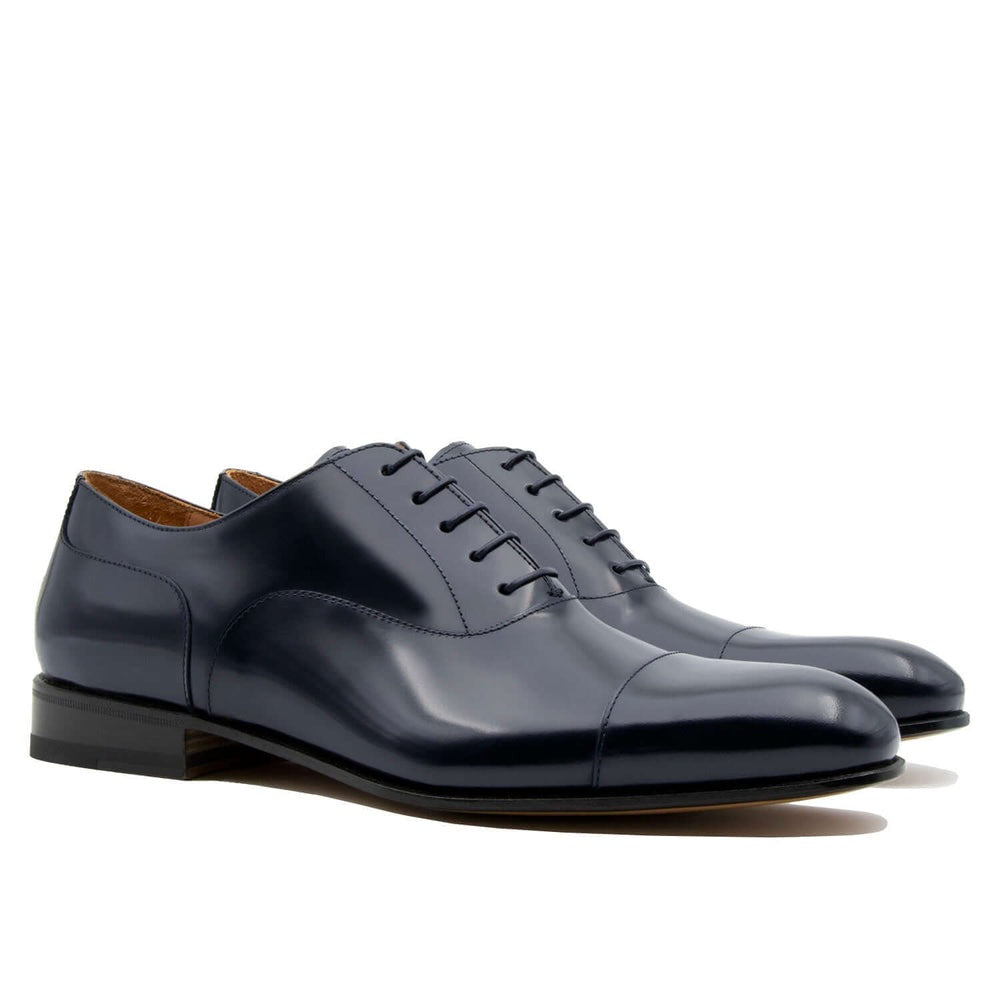 Il Gergo Cooper Cap-Toe Shoes Book Blue
