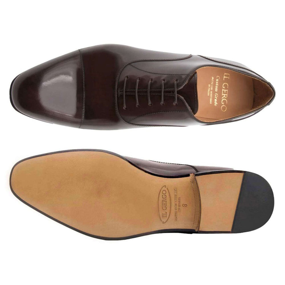Il Gergo Cooper Cap-Toe Shoes Book Coffee