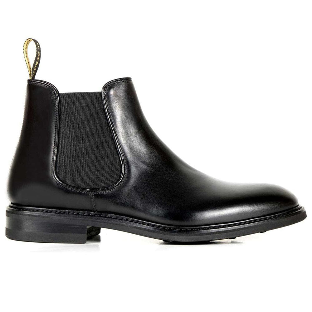 Il Gergo Dealer Chelsea Boots Polished Black