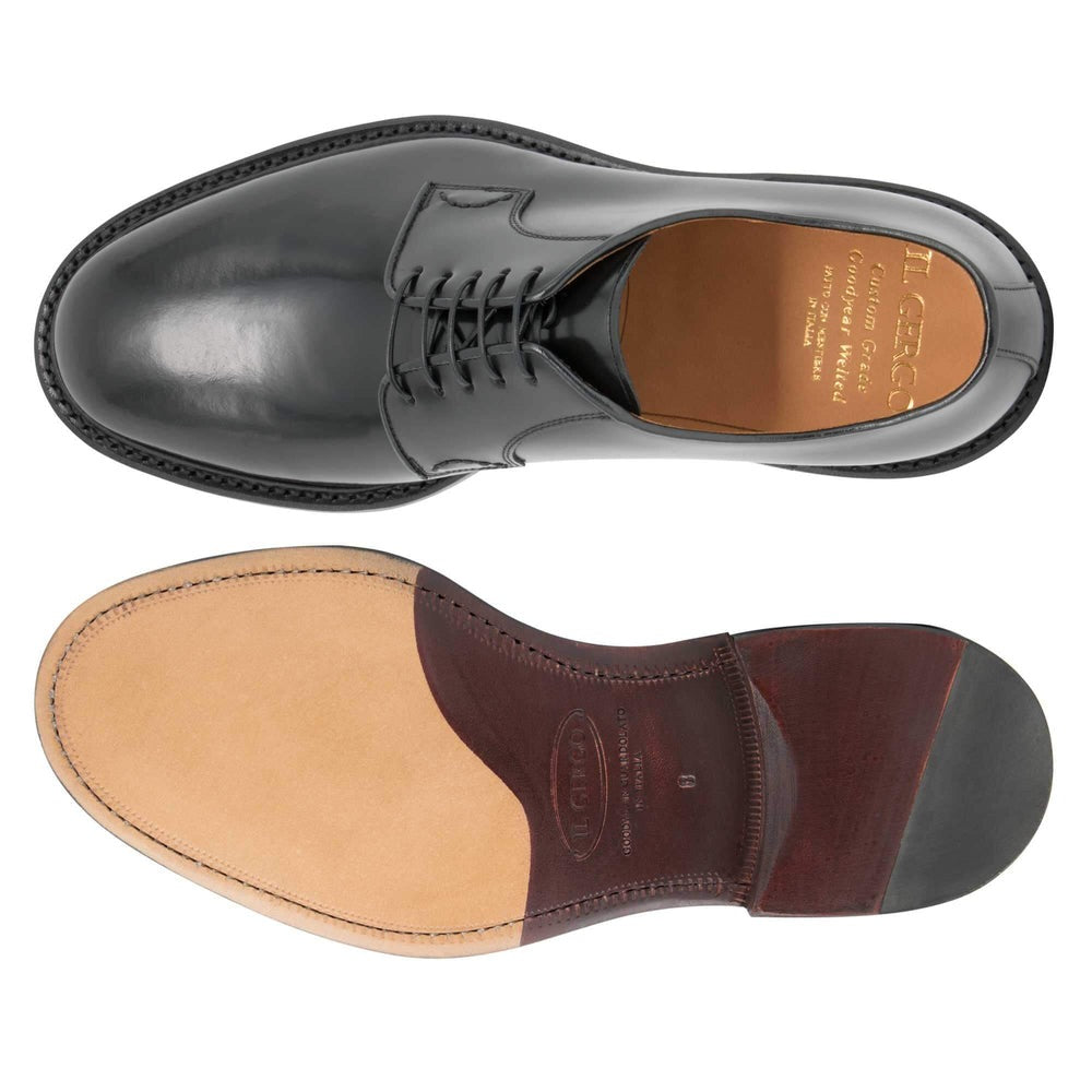 Il Gergo Director Lace-up Shoes Shiny Black