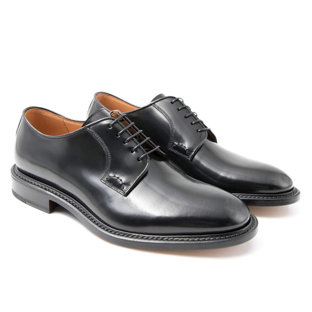 Il Gergo Director Lace-up Shoes Shiny Black