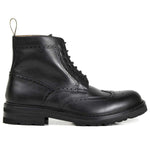 Il Gergo Essex Wingtip Boots Brushed Black