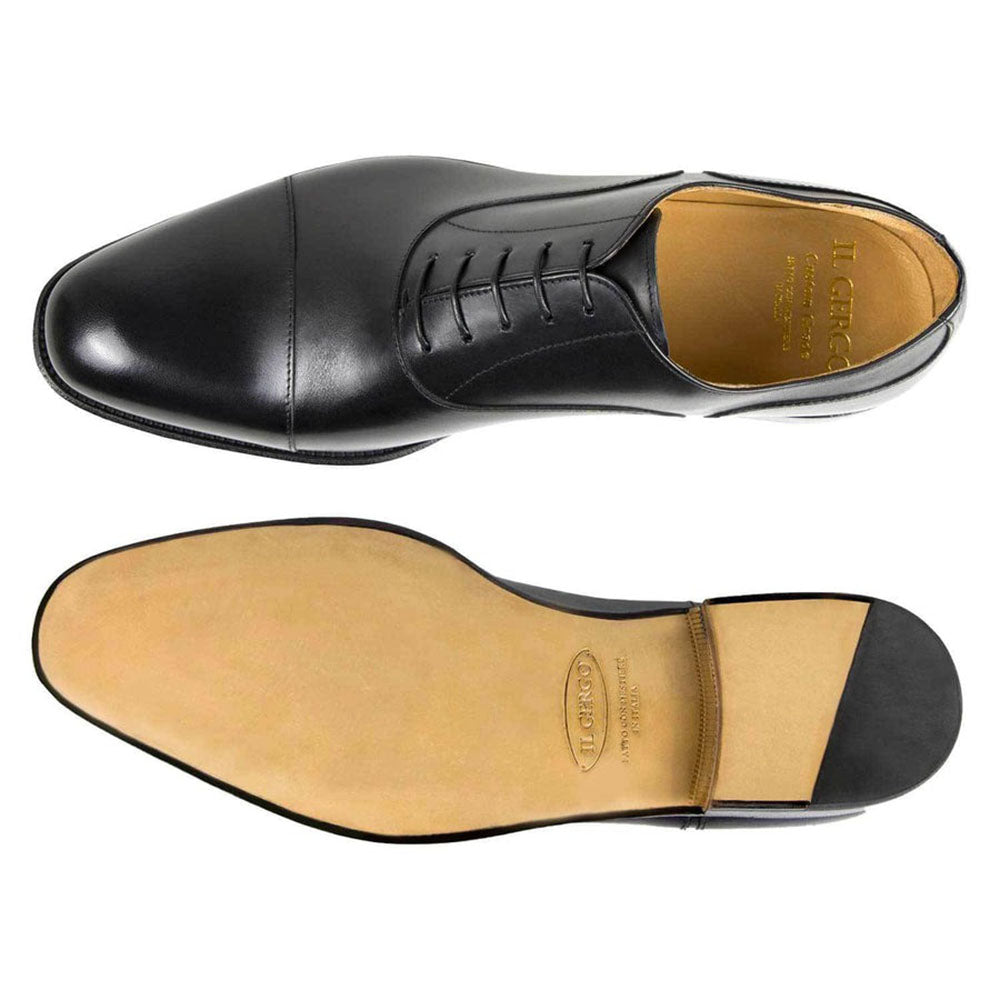 Il Gergo Gate Cap-toe Polished Black