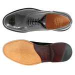 Il Gergo George Wingtip Oxfords Shiny Black