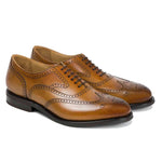 Il Gergo Guitar Wingtip Polished Aged Camel
