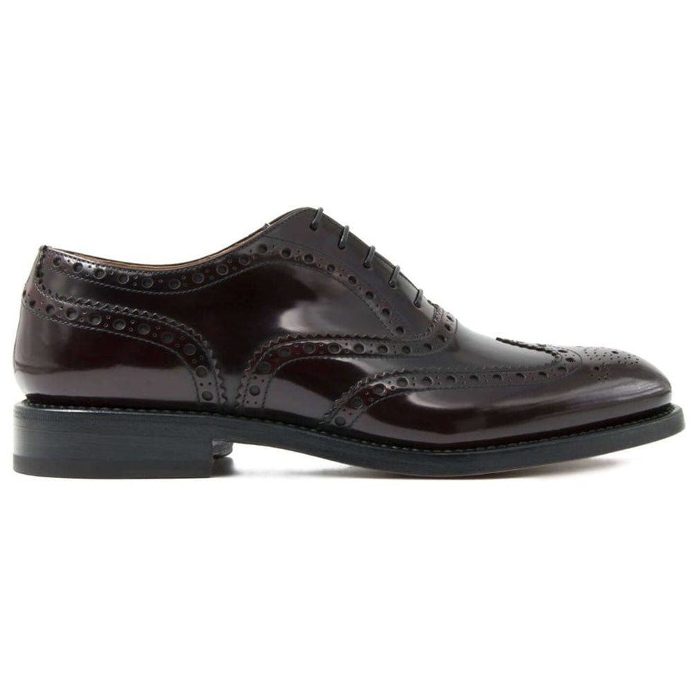 Il Gergo Imperial Wingtip Shoes Book Wine | MensDesignerShoe.com