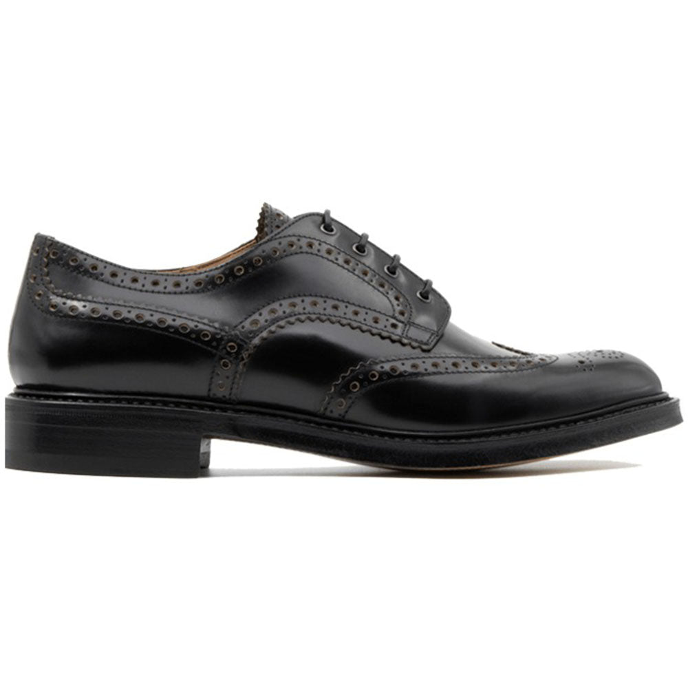 Il Gergo Keeper Wingtip Brogues Appaloosa Black