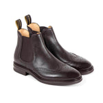 Il Gergo Knight Chelsea Boots Grain Coffee