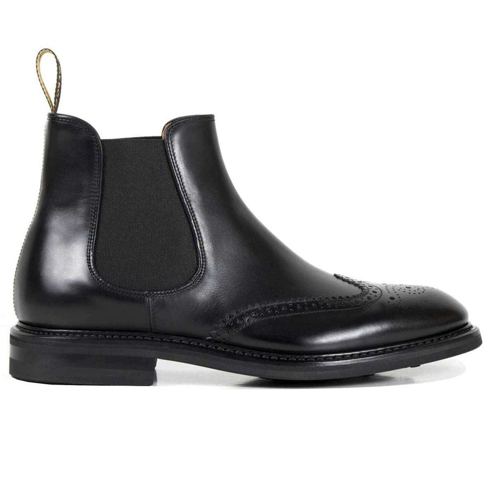 Il Gergo Knight Chelsea Boots Polished Black