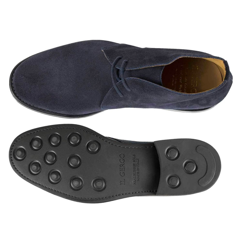 Il Gergo Labour Chukka Boots Suede Blue